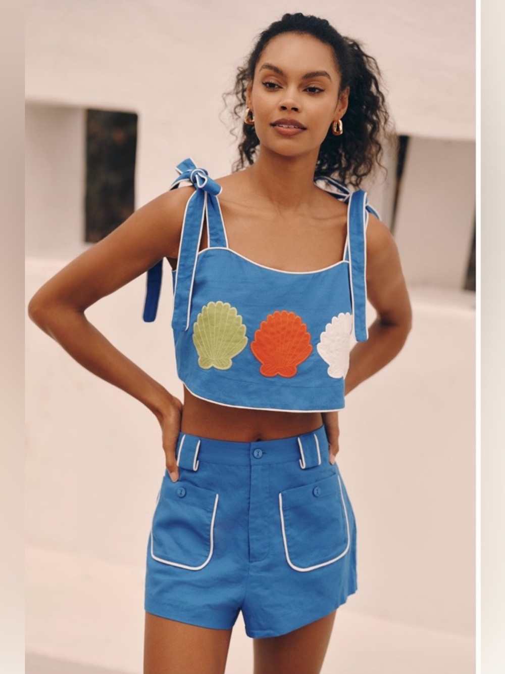 FARM RIO by Anthropologie Destination Shorts Set